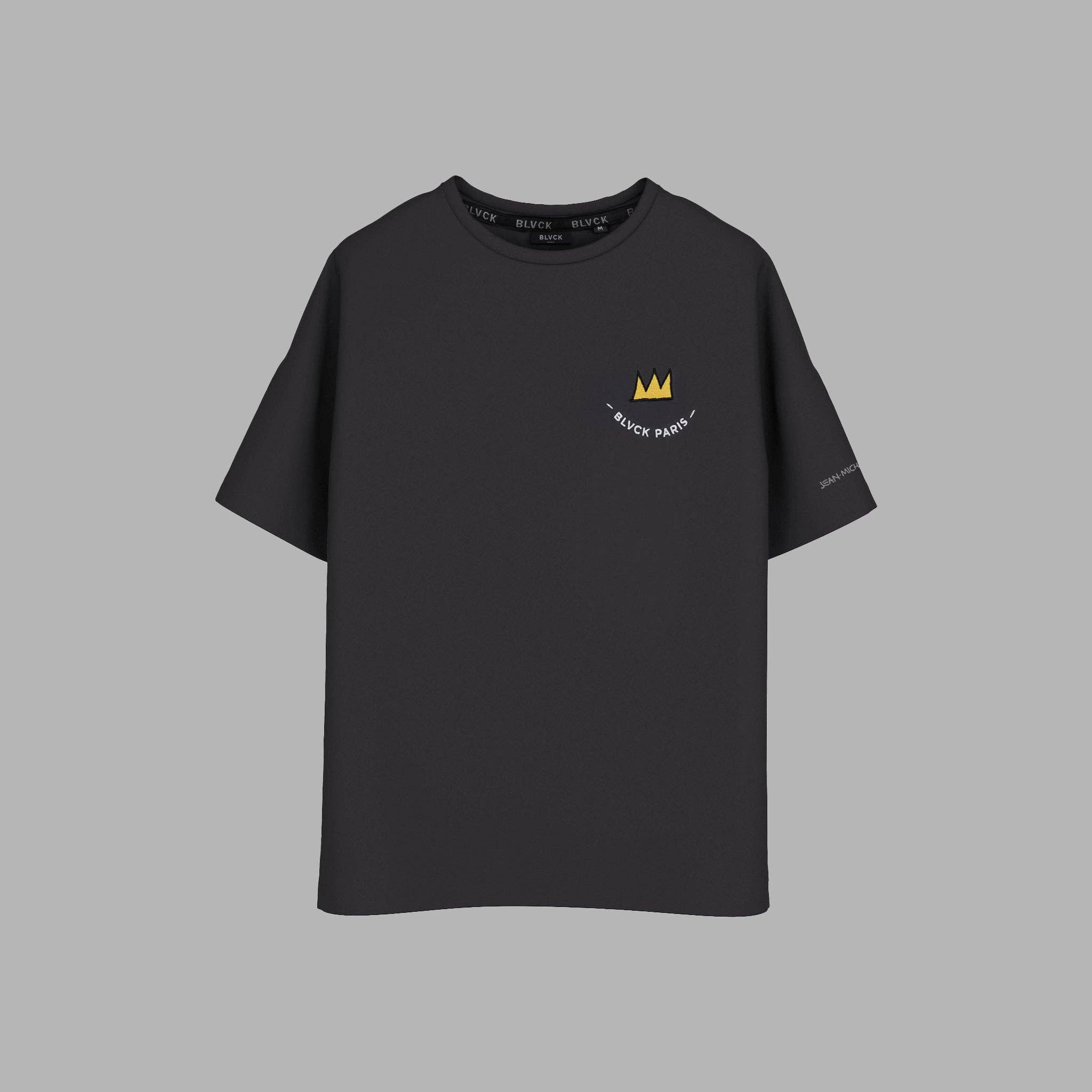 Trækul Blvck x Basquiat t-shirt med kunstmotiv for engroshandel på Faire1