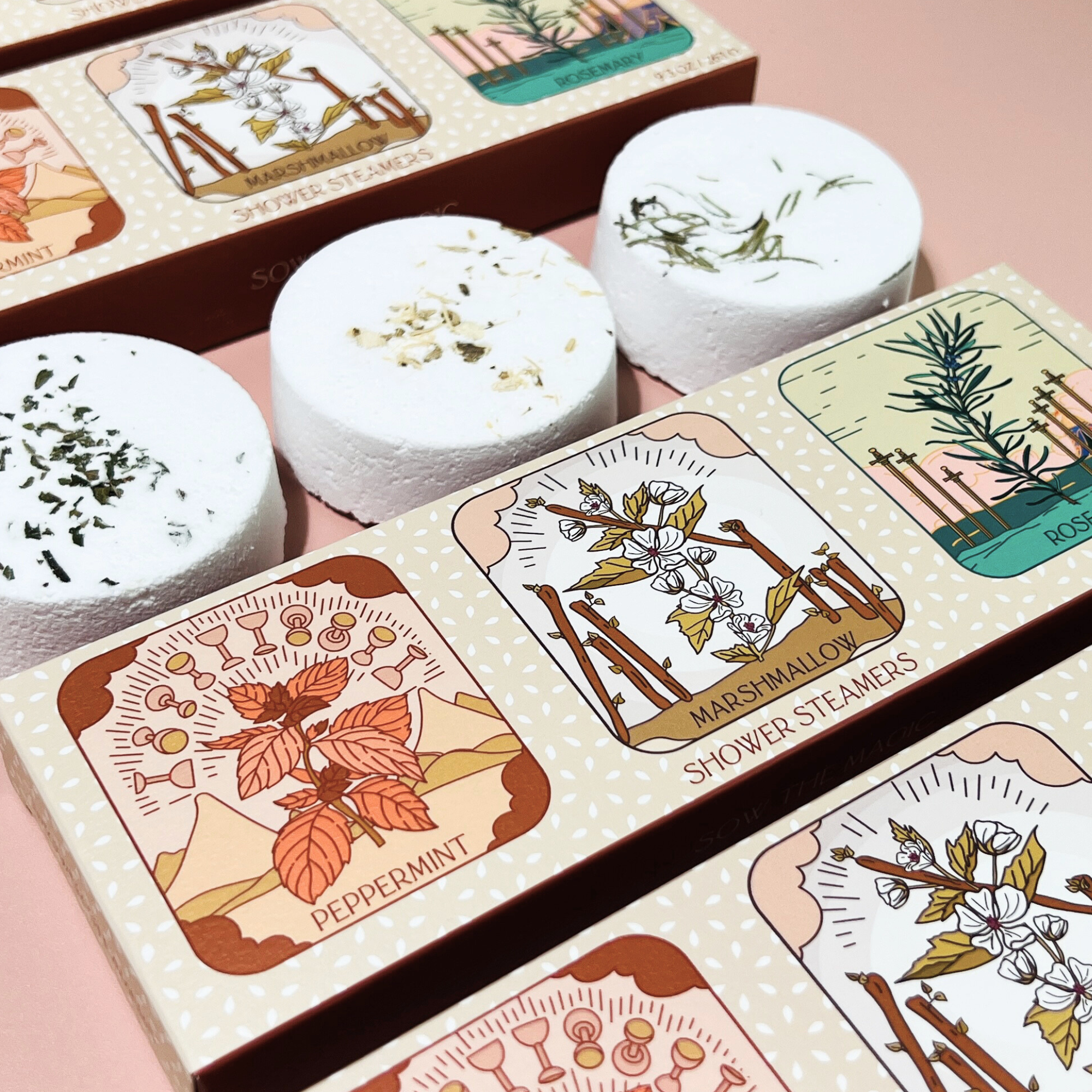 Sow the Magic - Wholesale Shower Steamer/Bomb - Limited Edition Tarot Shower Steamer Set2