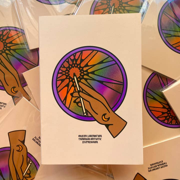 Queer Art Notebook for wholesale by YAMZ: World of Color