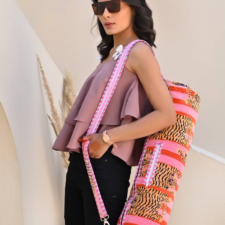 CYC - Wholesale Yoga Bag - The Tibetan Tiger Velvet Yoga Bag9