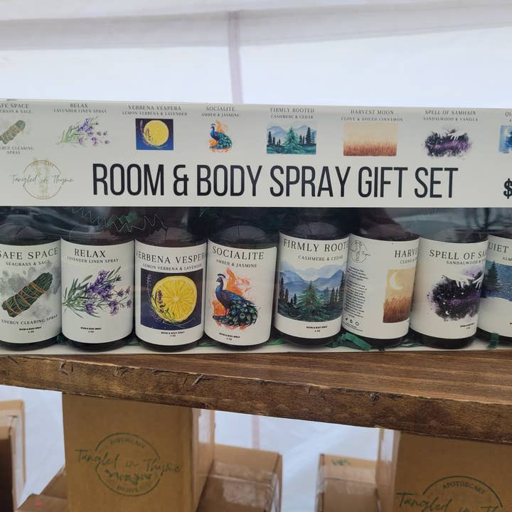Room & Body Spray Holiday Gift Set for wholesale by Tangled in Thyme