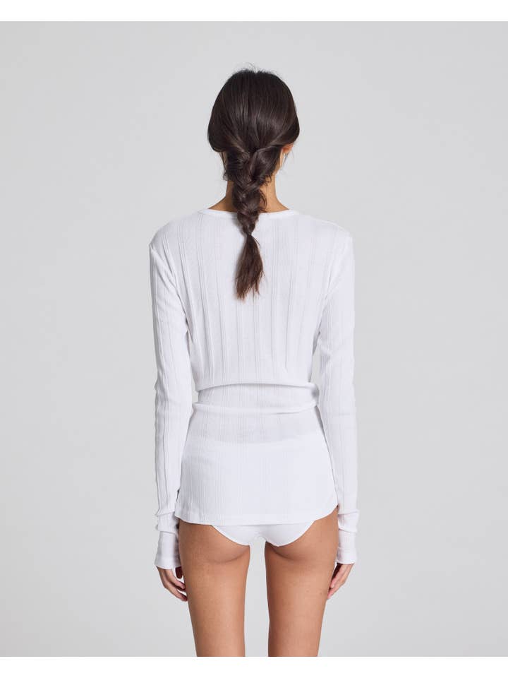 gai-lisva - Wholesale T-Shirt - Women's - Thyra L/S Cotton Top - White1