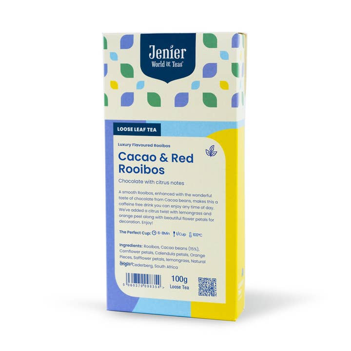 Cacao & Red Rooibos Tea - 100g Loose Leaf for wholesale by Jenier World of Teas