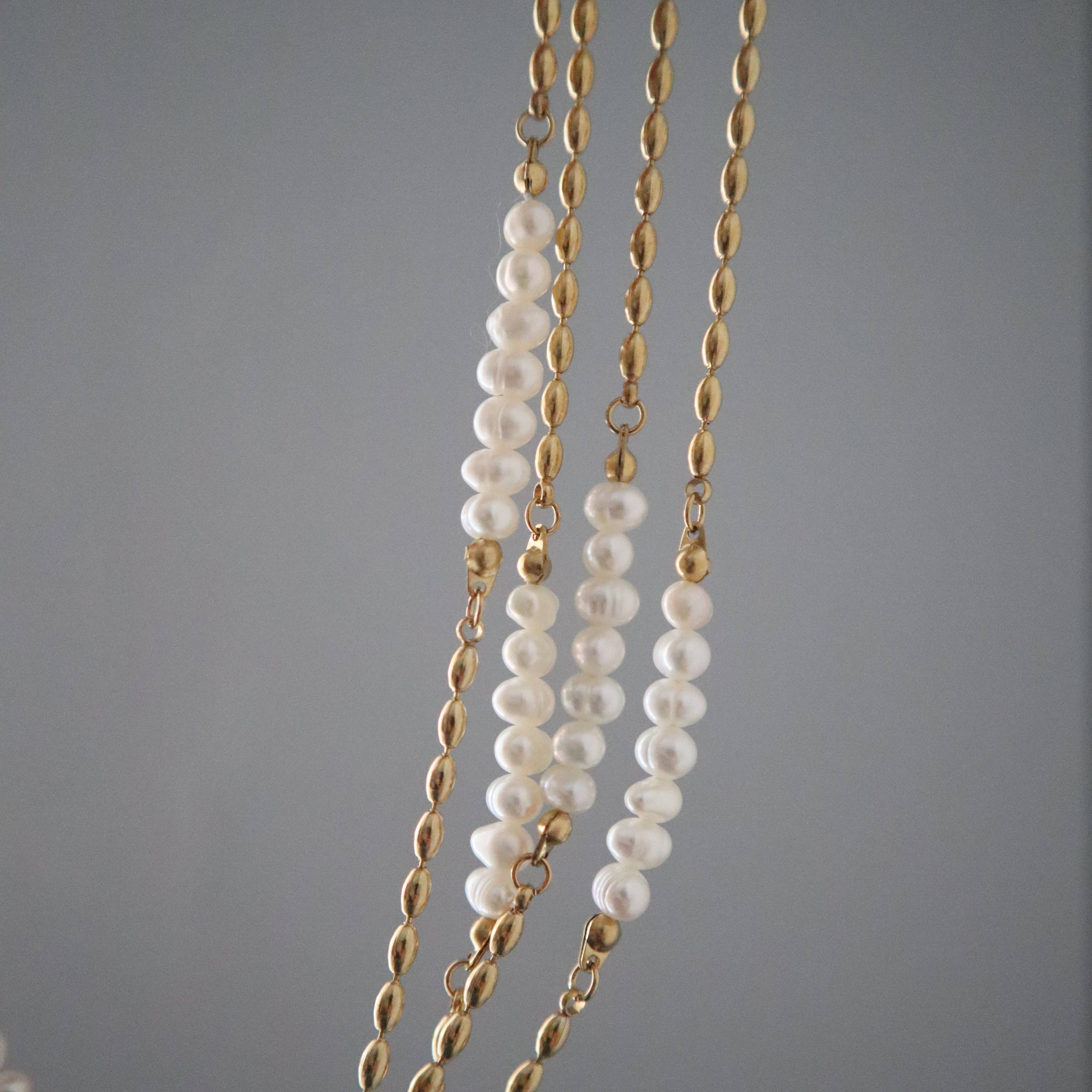 JESSA Jewelry - Wholesale Beaded/Pearl Necklace - Adeline Pearl Choker Necklace2
