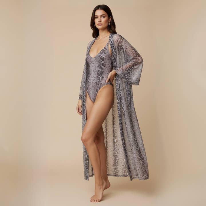 Luxe Strandkimono / SCHLANGE für den Großhandel von Smart SwimSuits