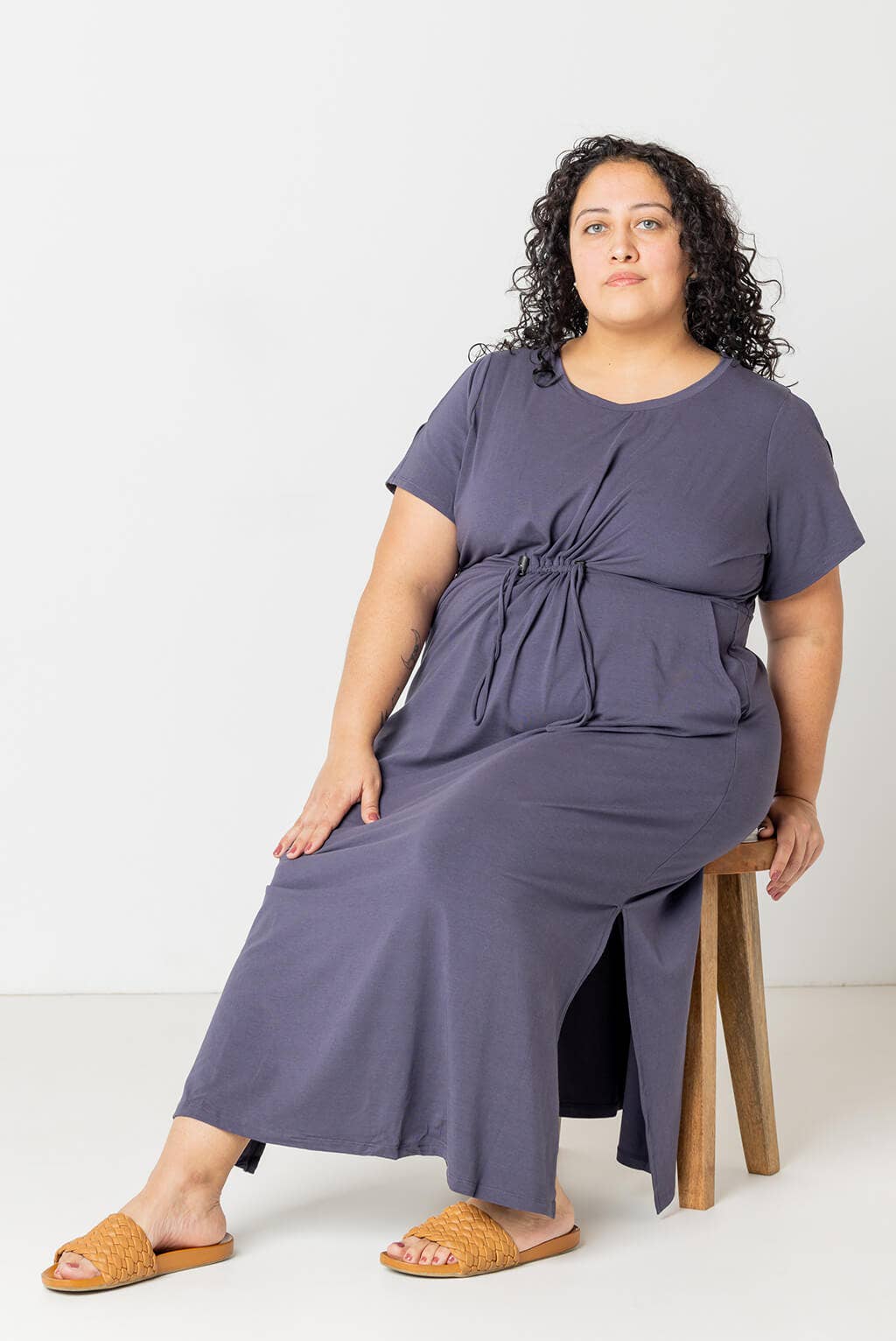 Superfit Hero - Wholesale Dress - Women's - Flutter Sleeve A-Line Dress4