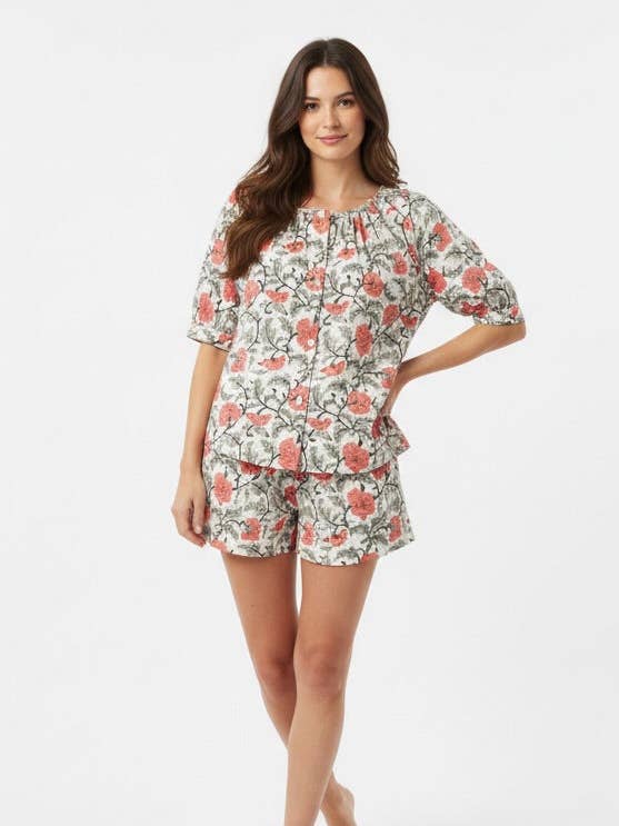 Marley Short Pajama Set in Violet Lotus for wholesale by NIBI MTK