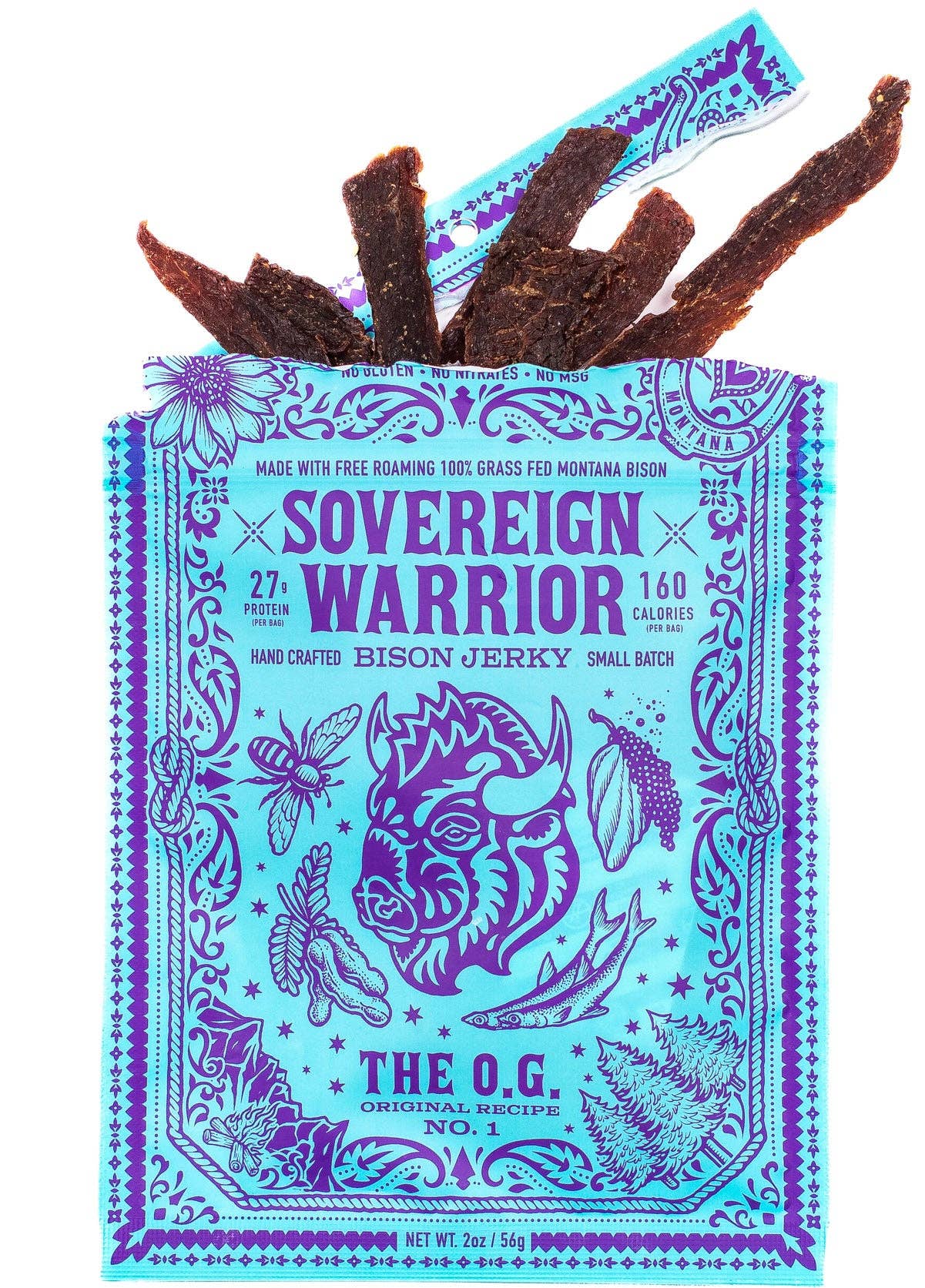 Sovereign Warrior Bison Jerky - Wholesale Jerky - The O.G. - Original Recipe Bison Jerky1