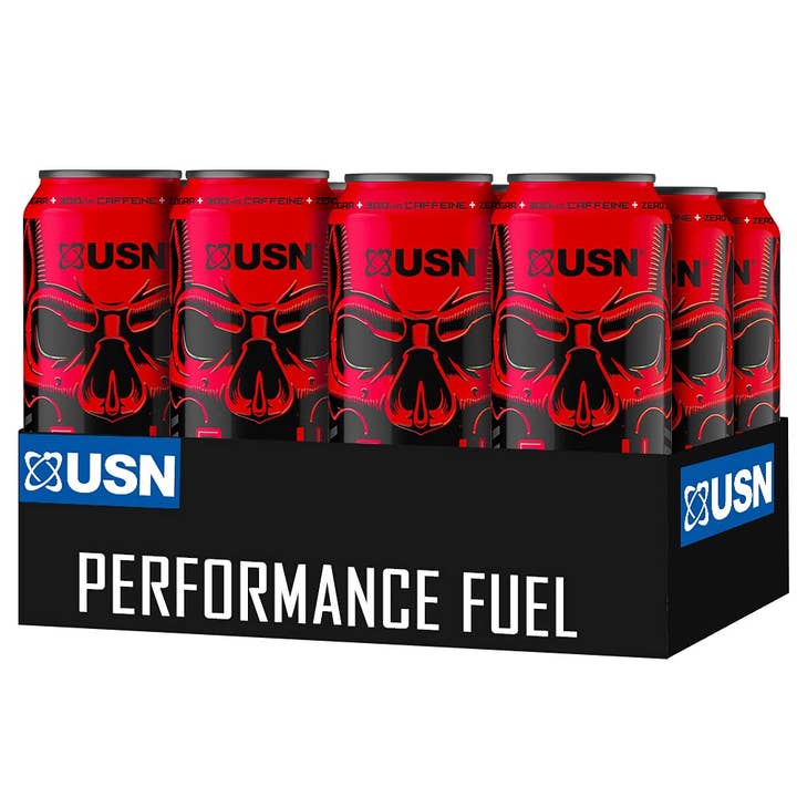 L&F Universal Goods - Wholesale Sports/Energy Drink - QHUSH Red Rush Energy Drink, 12 Pack, 16.9 Fl Oz Cans (Cop