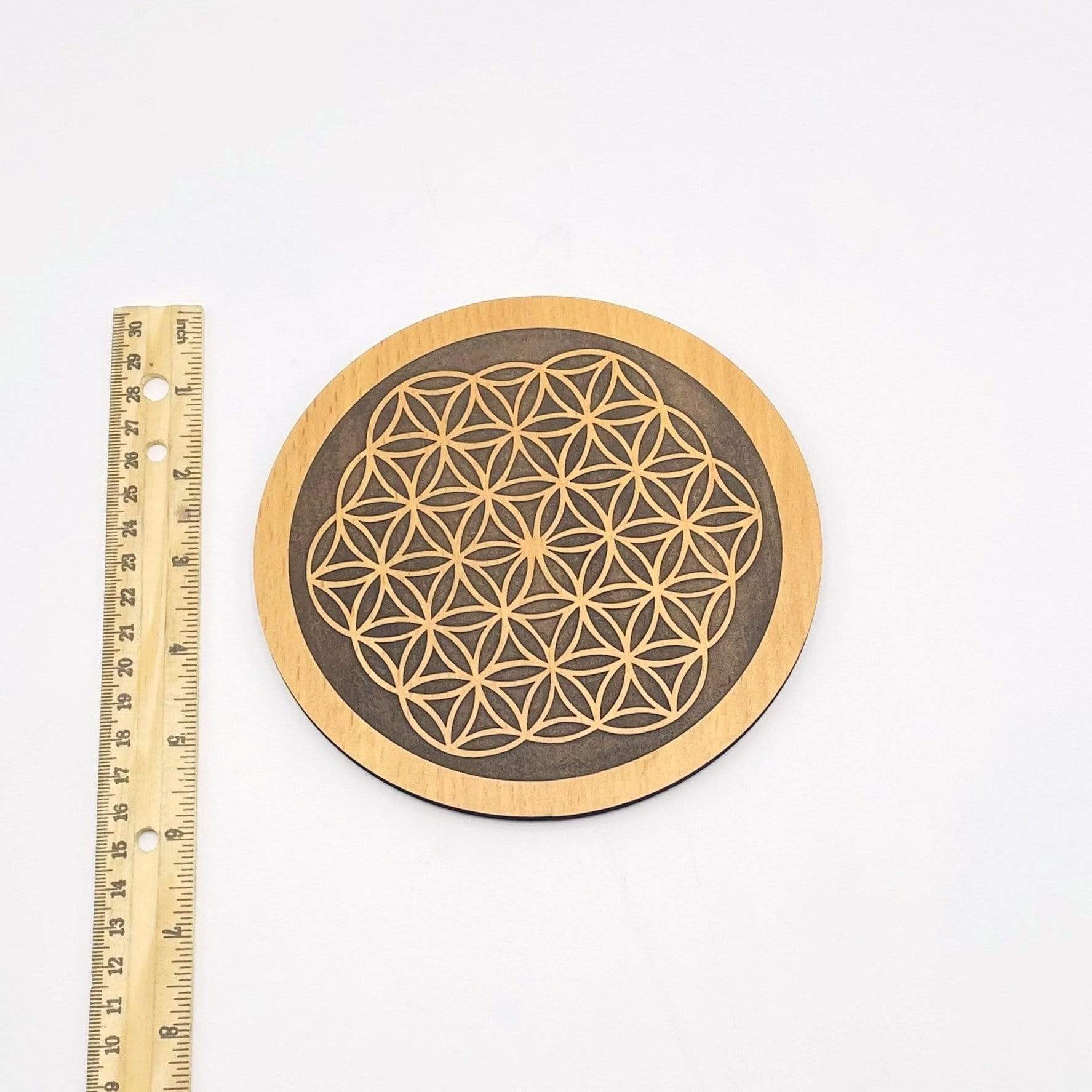 Rock Paradise - Wholesale Crystal Grid - Crystal Grid Flower of Life Wooden Grid6