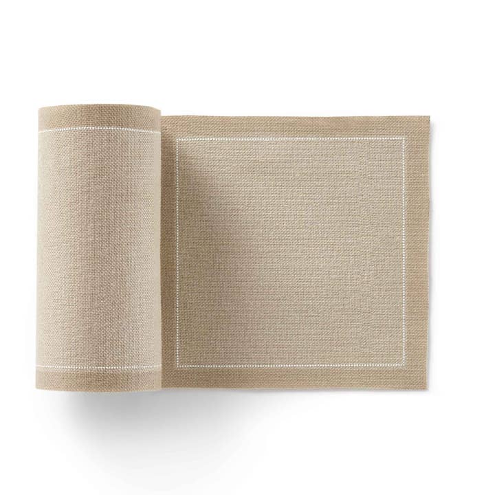 Recycled Cotton sand cocktail napkins - 20 per roll for wholesale by MY DRAP