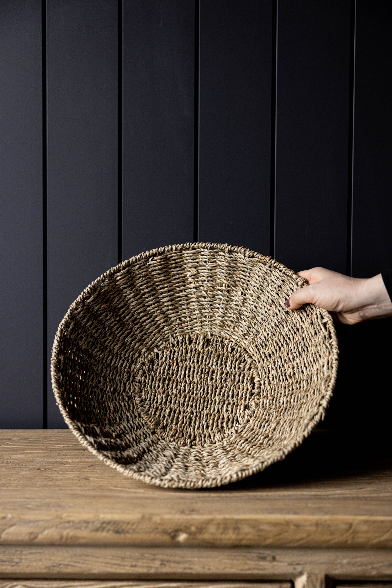 Luxe B Co – wholesale Basket – Woven Seagrass Bowl3