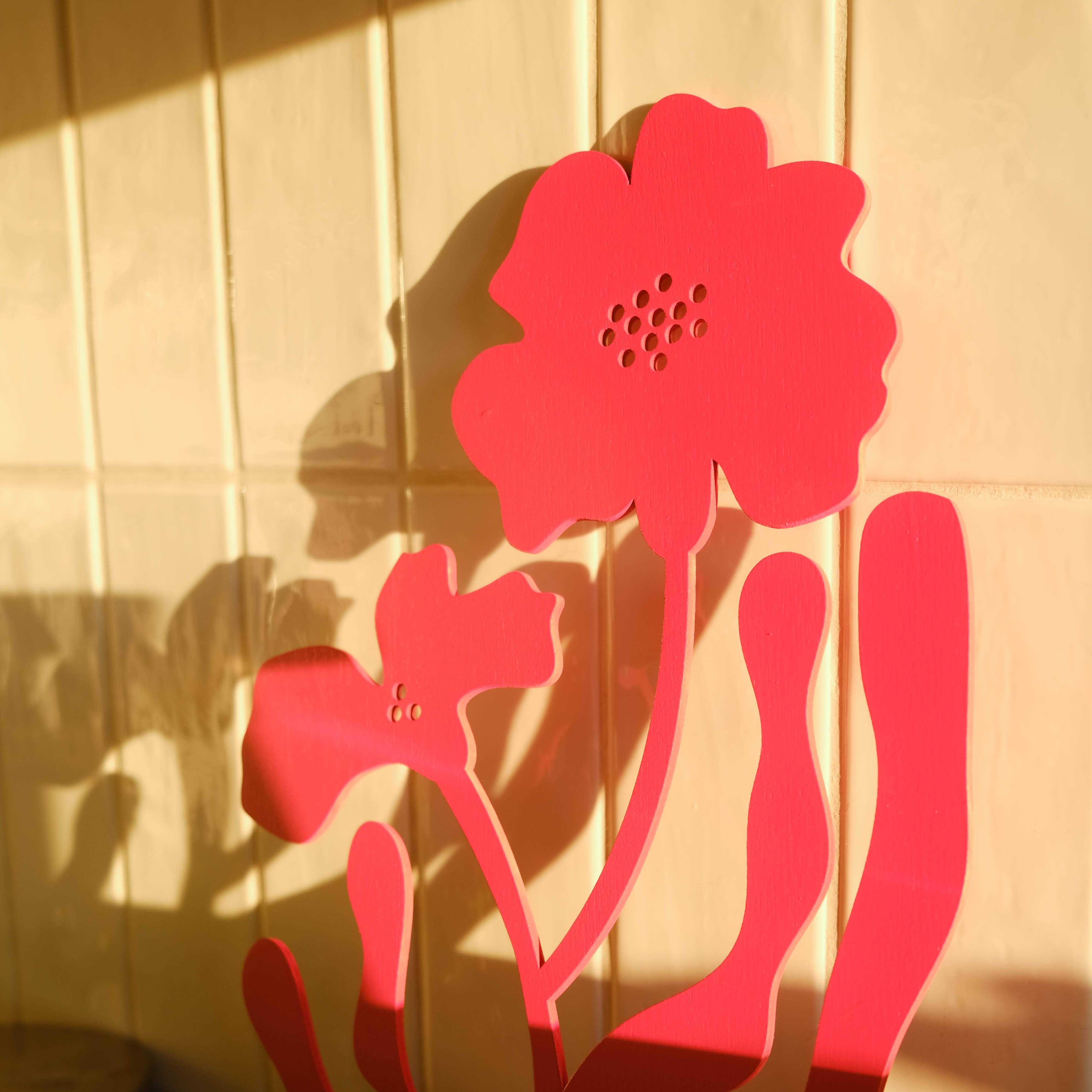 milin - Wholesale Decorative Tabletop Object - POPPY Colorful Wooden Flower Decor, Eco Gift, Home Art 5