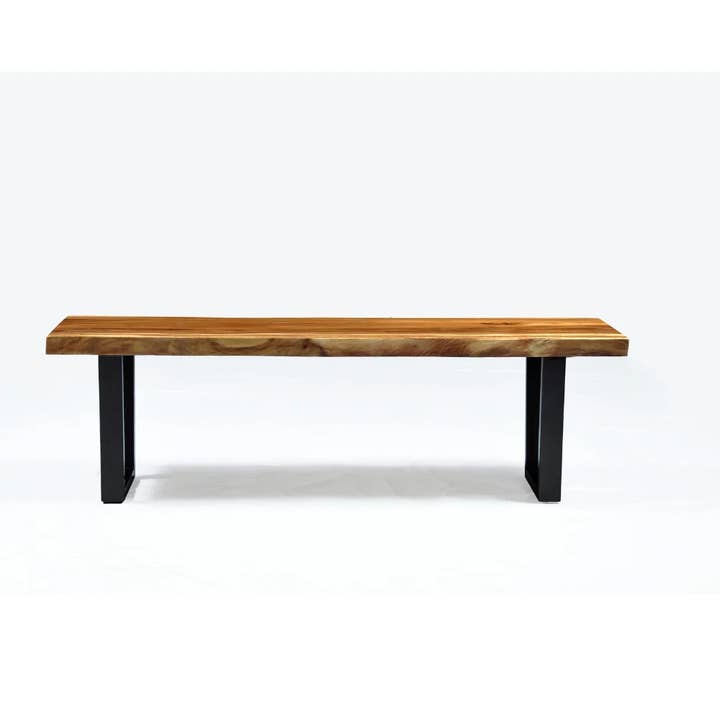 Heft Home - Wholesale Bench - Dining Bench Live Edge – Solid South American Walnut3