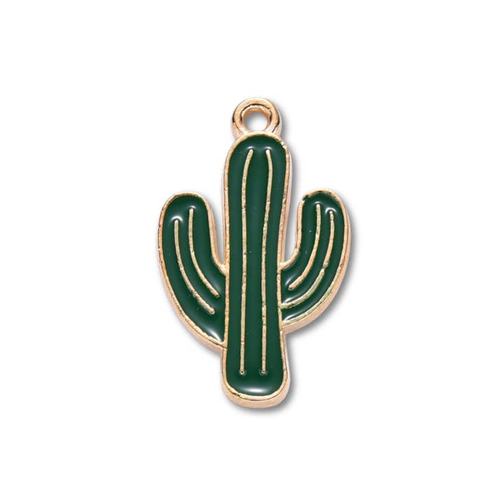 Cactus Gold Charm for wholesale by Love, Paige Designs