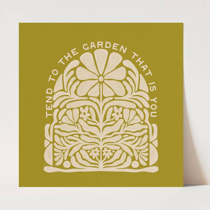 Cuida el jardín que eres tú - Imprimir para venta al por mayor de The SoulShine Co.