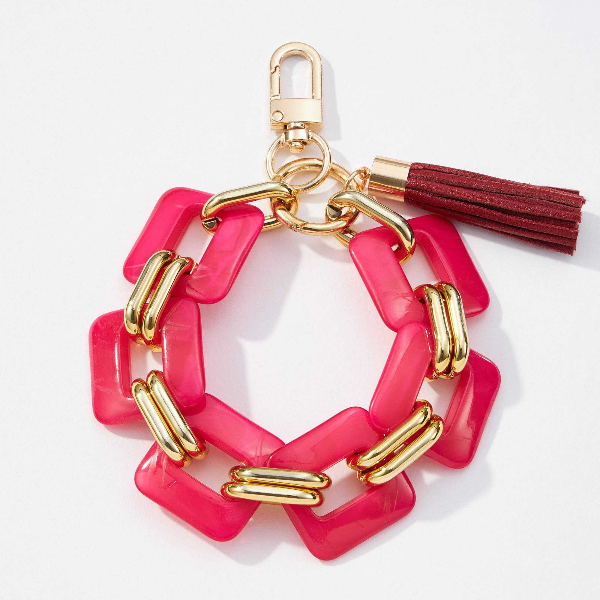 Frem - Venta al por mayor Pulseras llavero - Llaveros de pulsera con cadena gruesa de resina1