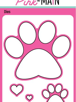 Paw Prints Dies for wholesale by Pink and Main