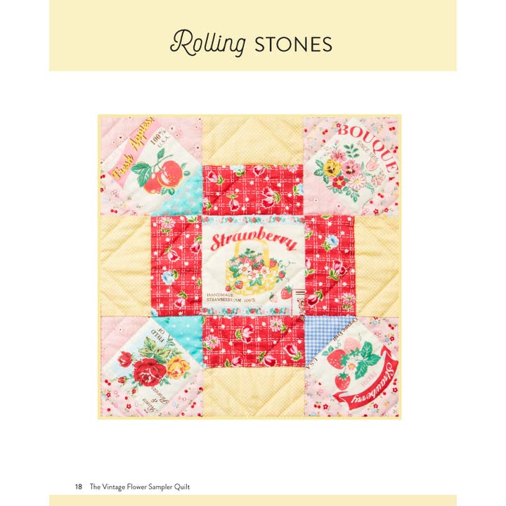 Zakka Workshop - Wholesale Crafts, Hobbies & DIY Book - The Vintage Flower Sampler Quilt4