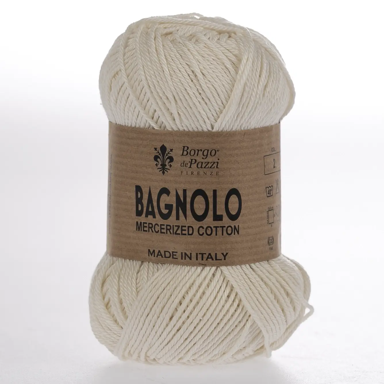 Borgo de' Pazzi - Firenze – Engroshandel Garn – Bagnolo merceriseret gaset bomuldsgarn1