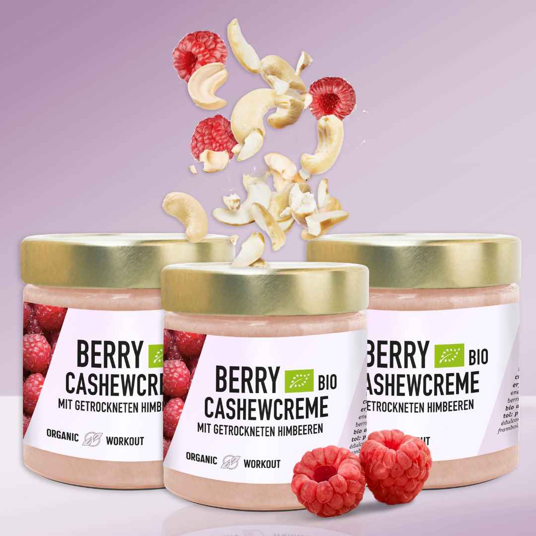 Organic Workout - Wholesale Nut Butter - Limited Edition Organic Cashew Raspberry Cream5