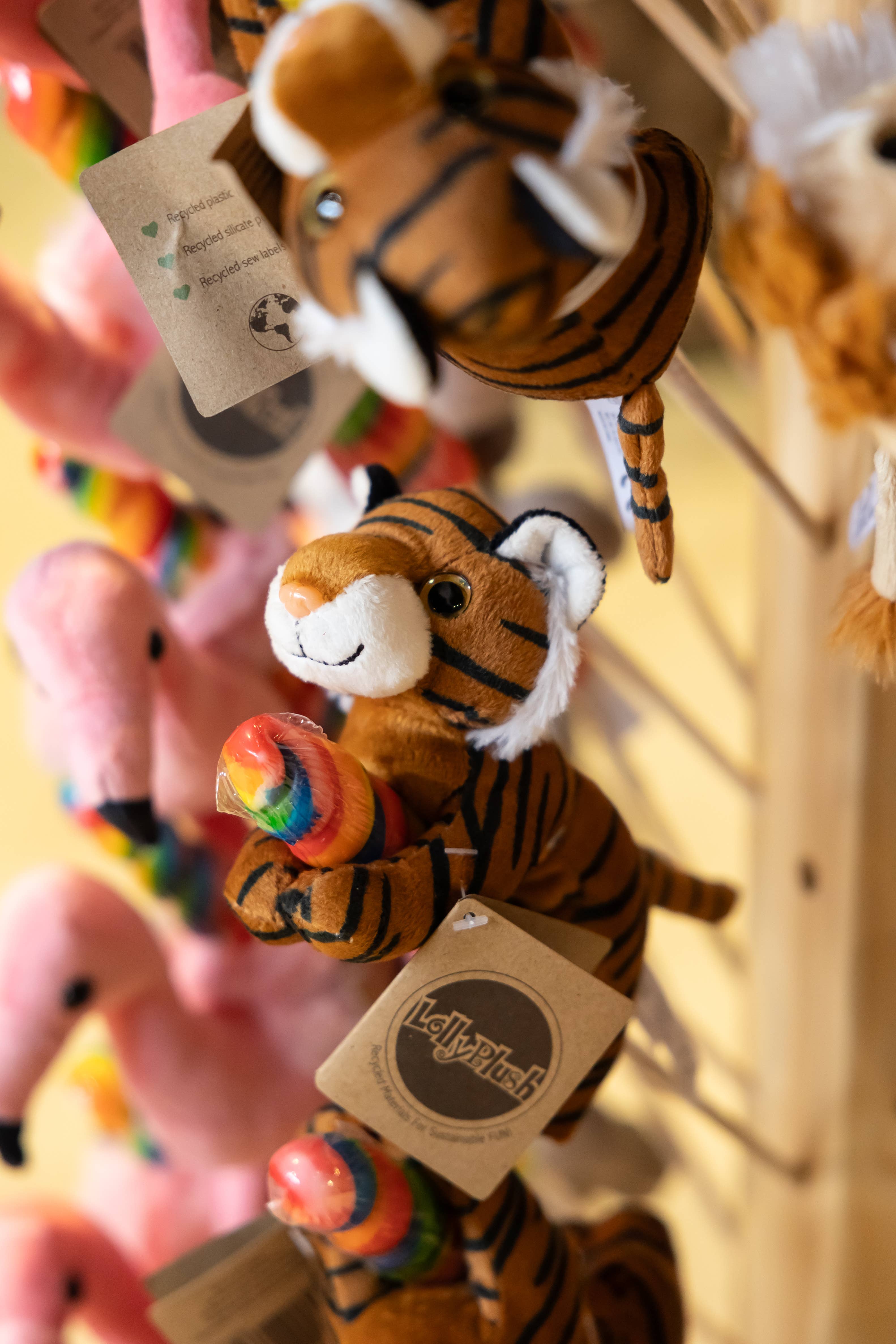 The Petting Zoo - Wholesale Retailer Display - Kids & Baby - Display Wooden Lollyplush Vertical Stand holds 1201