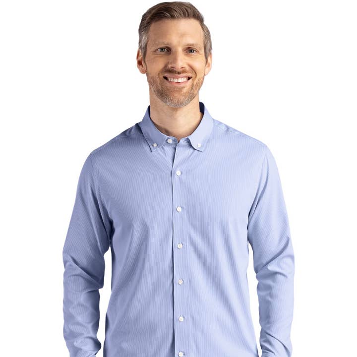 Cutter & Buck Skyline Eco Pinstripe Big & Tall Dress Shirt and other Purchase Wholesale big and tall shirts. Free Returns & Net 60 Terms on Faire trending on Faire.