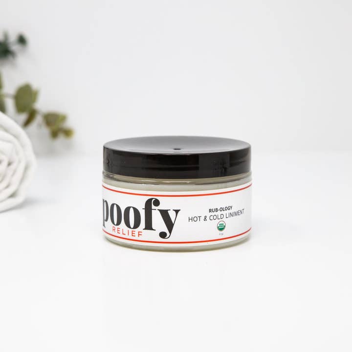Poofy Organics - Vendita all'ingrosso Unguenti/Balsami/Creme curative - Linimento a base di erbe curativo a caldo e freddo biologico RUB-OLOGY