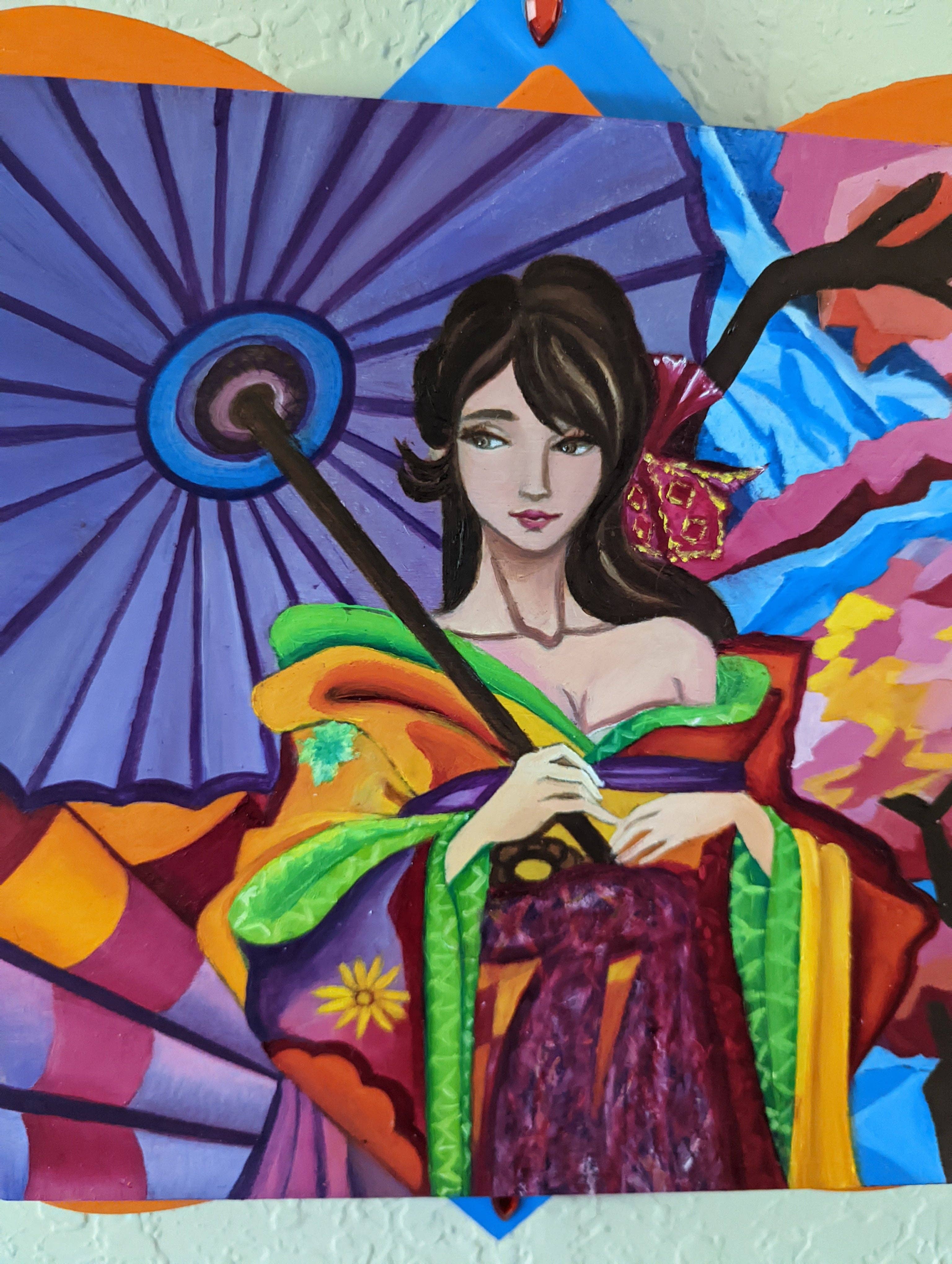 Sharon Tatem Fashion LLC - Wholesale Painting/Drawing - Painting Oil on Wood Panel Womplay Games King Of Thrones2