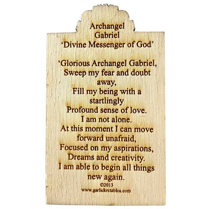 Lynn Garlick Retablos – Engroshandel Maleri/tegning – Ærkeengel Gabriel-Guds sendebud4