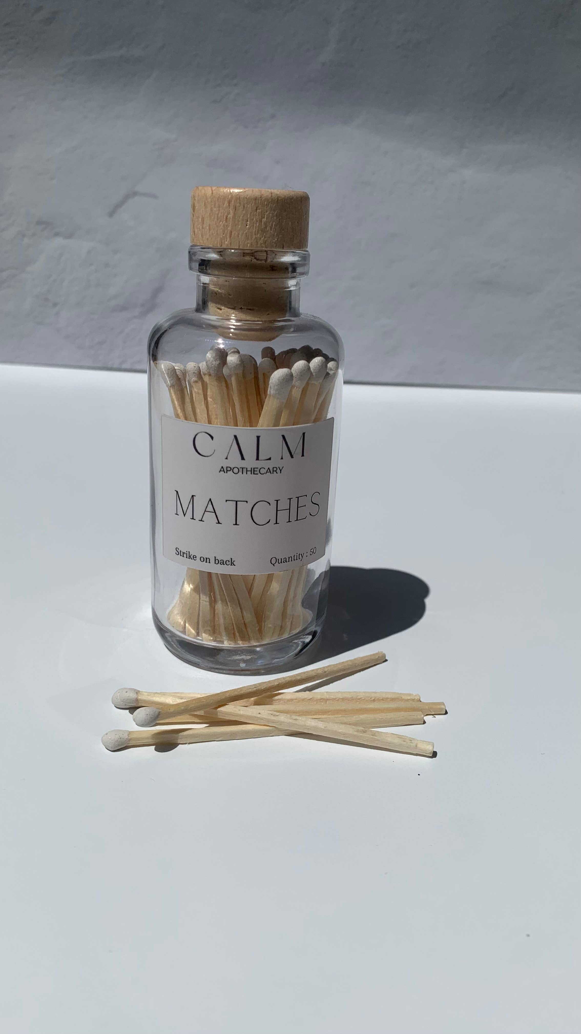 Calm Apothecary - Wholesale Matches - Apothecary Match Bottle1