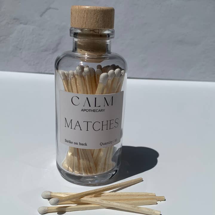 Calm Apothecary - Wholesale Matches - Apothecary Match Bottle1