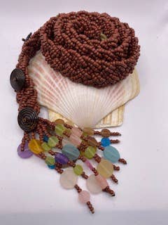 Shae's Resale - Vendita all'ingrosso Cintura - Donna - 25 cinture con perline in stile vintage con nappina10