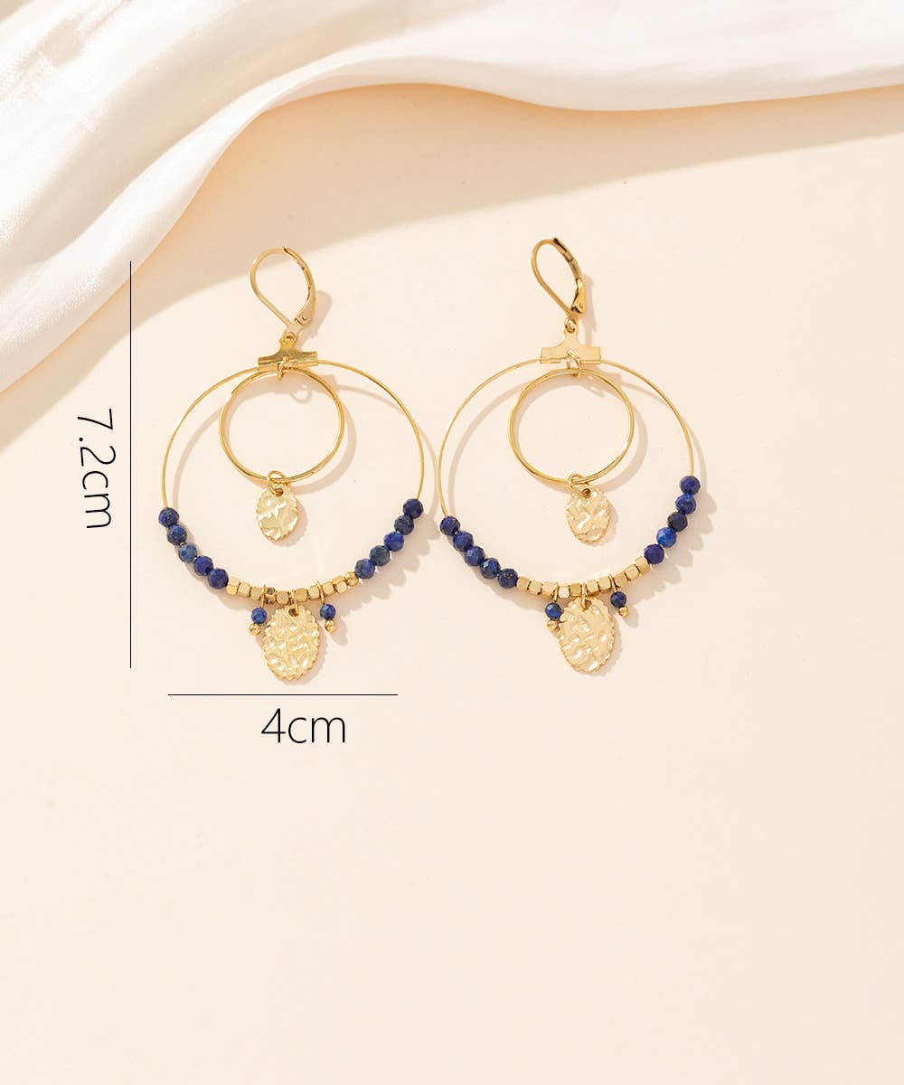 Blossom bijoux – wholesale Dangle earrings – 24BOA010 Steel Sleeper Earrings3