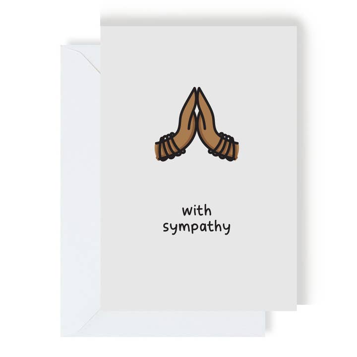 Avec carte de sympathie pour la vente par The Playful Indian
