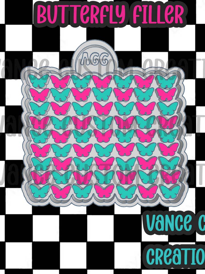 Molde de Cera para Derreter em Forma de Borboleta por atacado de Vance Custom Creations