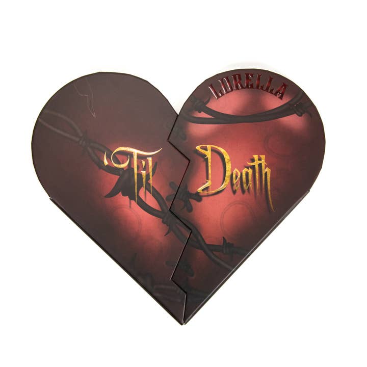 'Til Death øjenskyggepalette med 18 farver for engroshandel hos Lurella Cosmetics