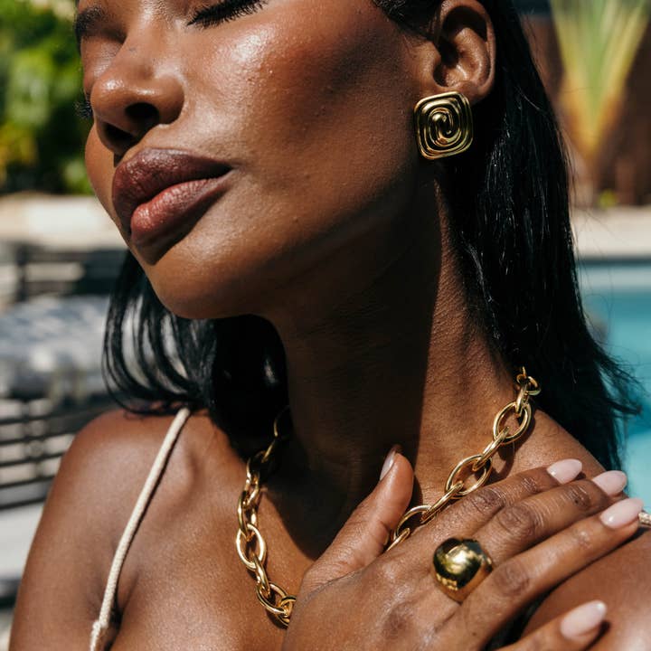 Sahira Jewelry Design - Wholesale Link & Chain Necklace - Frankie Link Necklace