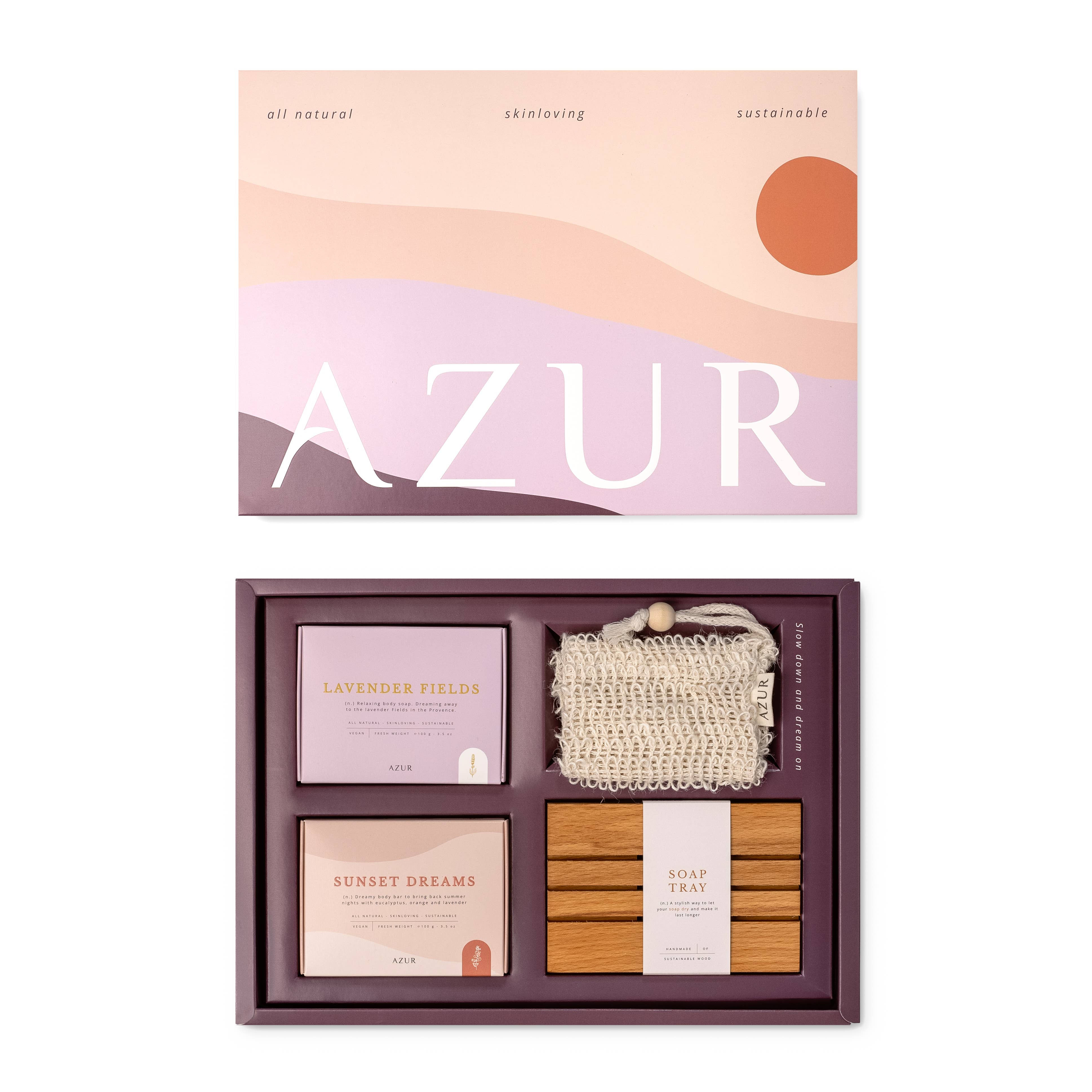 Azur Natural Bodycare BV - Wholesale Bath & Body Set - THE DREAMY SET2