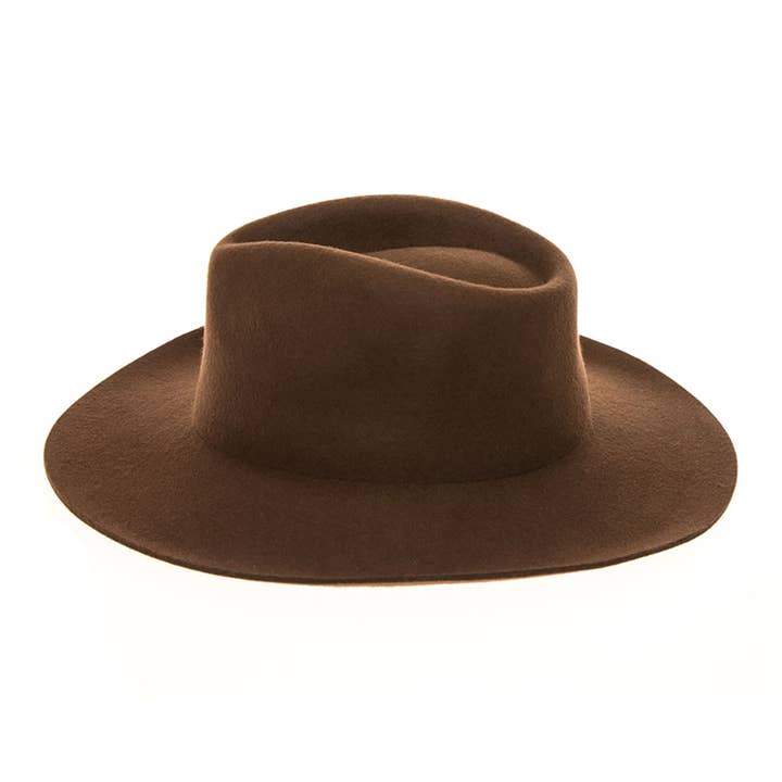 AdornWise - Wholesale Fedora - Women's - Wool Rancher Hat - 100% Australian Wool, Teardrop Crown