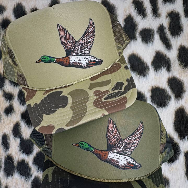 Fashionably Fitted - Wholesale Trucker Hat - Women's - Duck Trucker Hat0