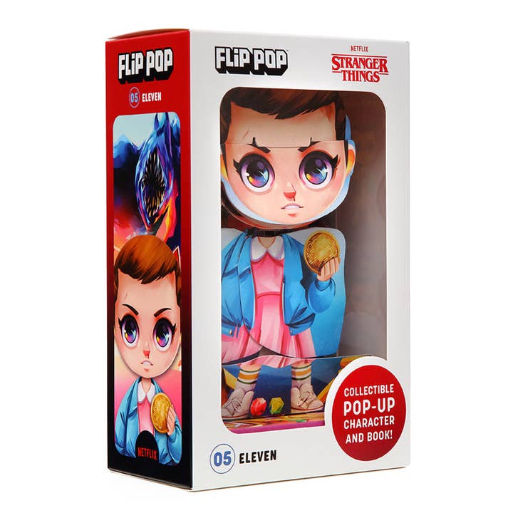 Stranger Things Flip Pop : Eleven (figurine éphémère et livret !) pour la vente par Insight Editions - #1 Pop Culture Publisher