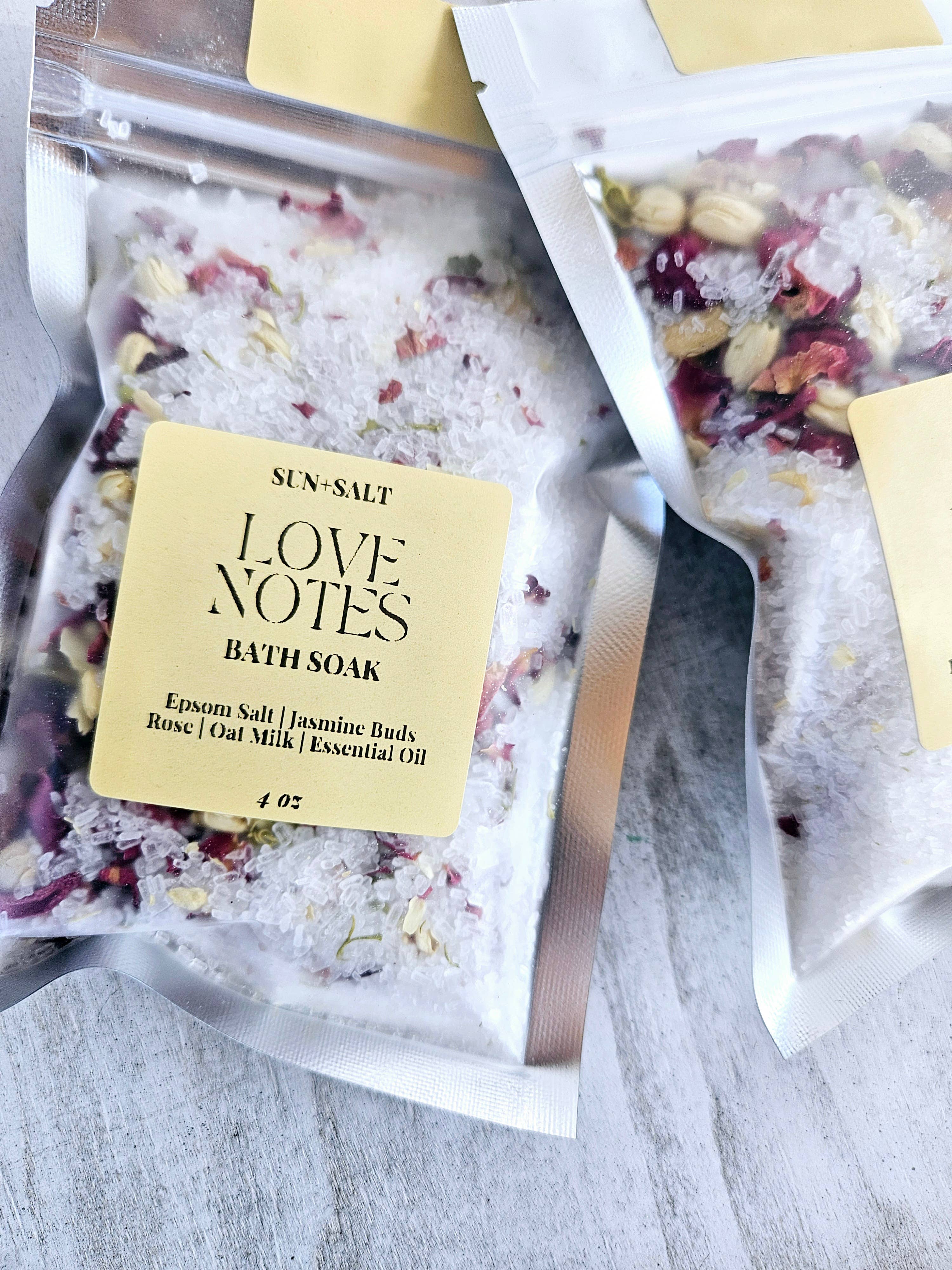 Lux&Lou - Wholesale Bath Soak/Milk - Love Notes Bath Soak - Bath Salt2