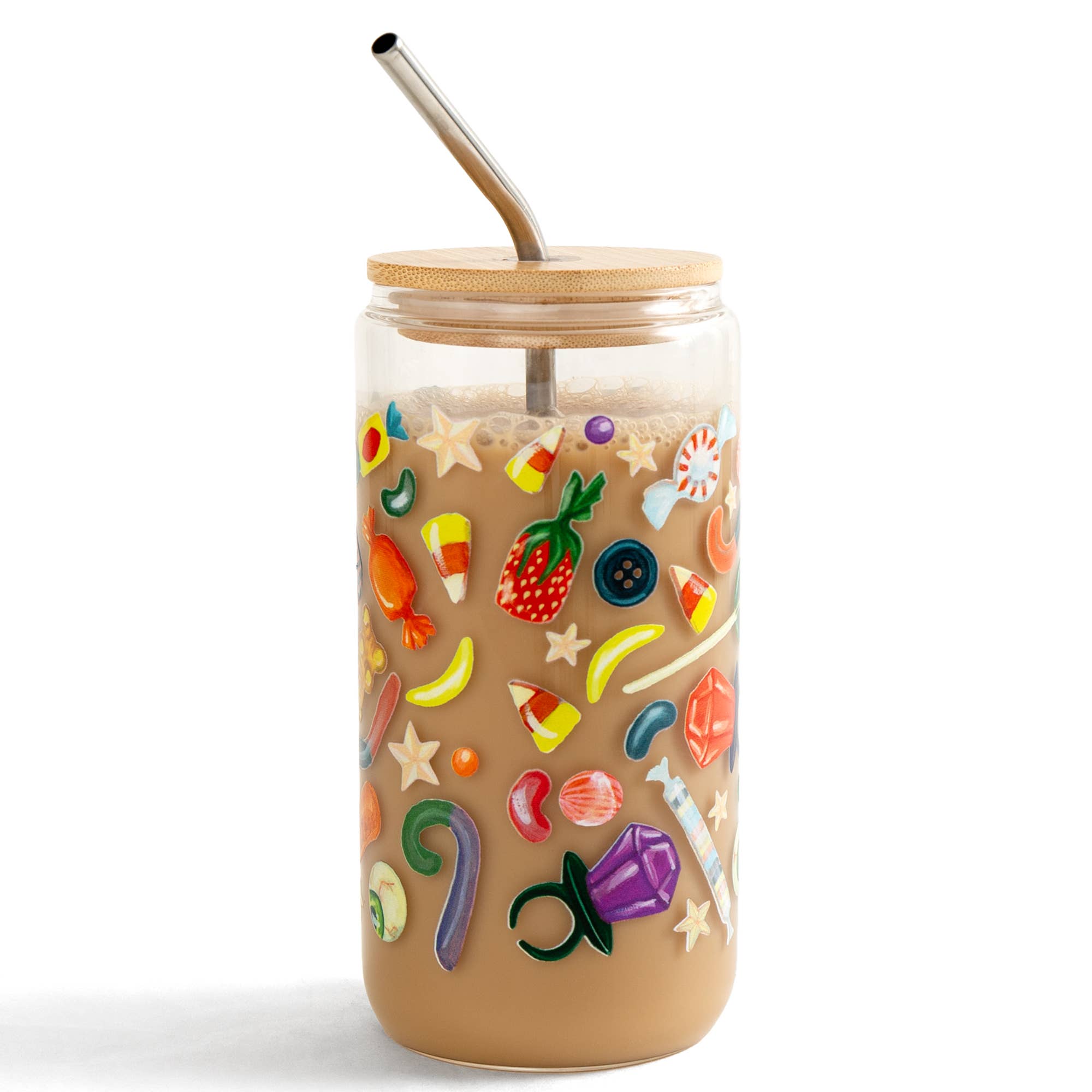 1canoe2 | One Canoe Two Paper Co. - Wholesale Drinking Glass/Cup - Spooky Sweets Halloween Candy Glass Can2