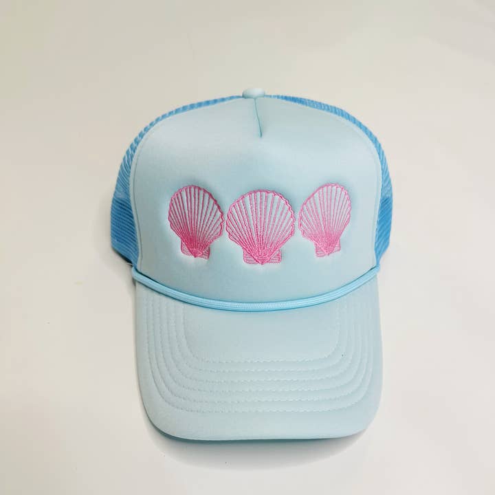 Seashells Truckerhatt för wholesale av Poppy & Pine