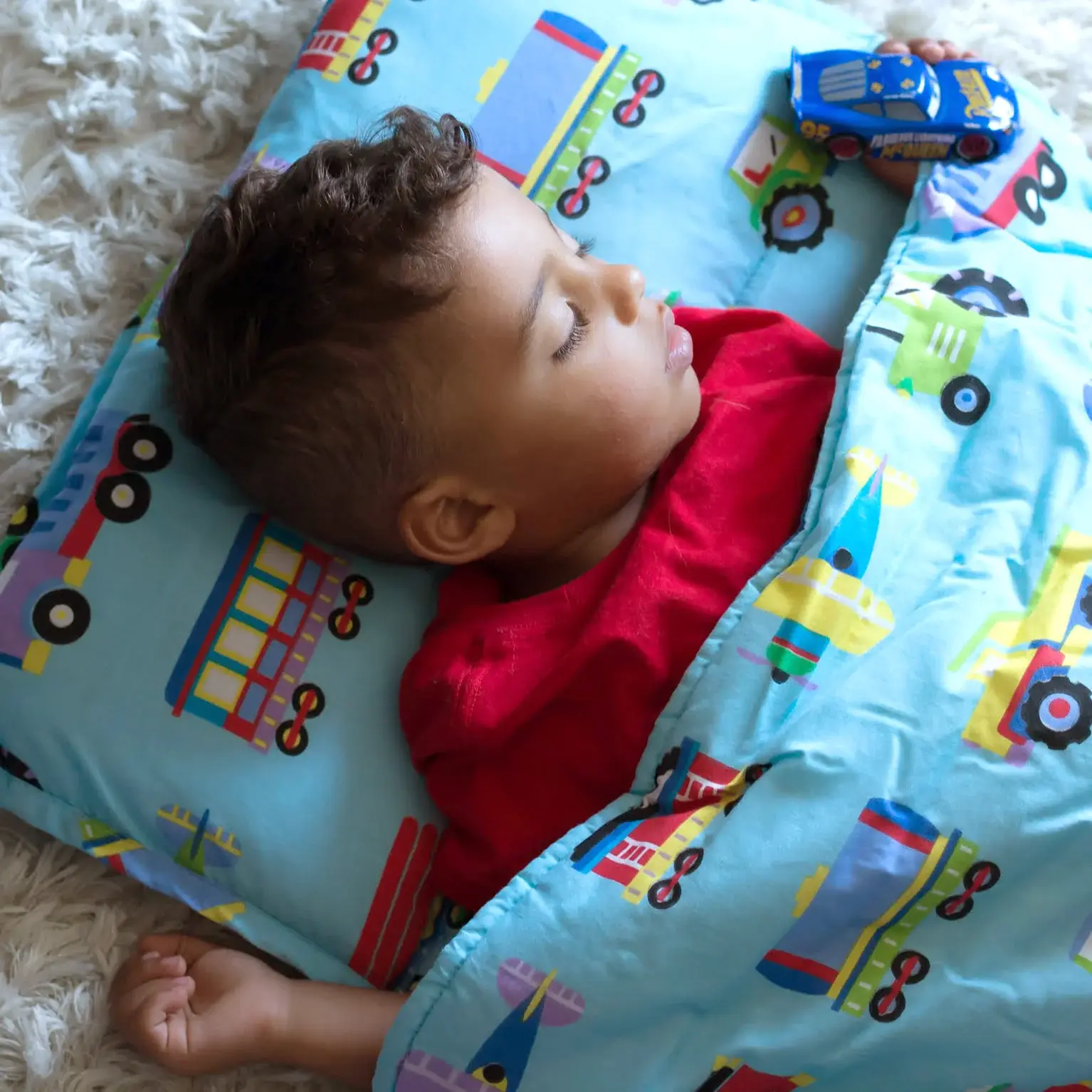 Wildkin - Wholesale Nap Mat - Kids & Baby - Trains Planes and Trucks Original Nap Mat - Blue10
