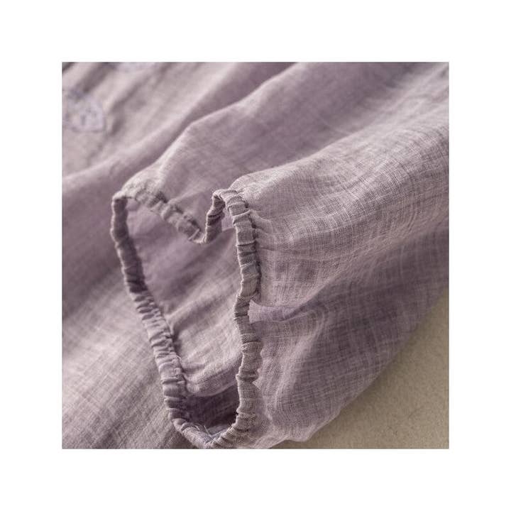 KK Bloom - Wholesale Blouse - Women's - Relaxed Fit Linen Cotton Artistic Embroidered T-Shirt3