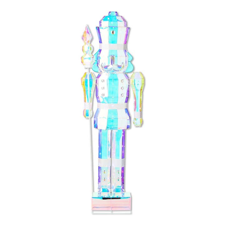 Dunn Deals - Wholesale Christmas Decoration - Iridescent LED 6'FT Nutcracker INDOOR / OUTDOOR