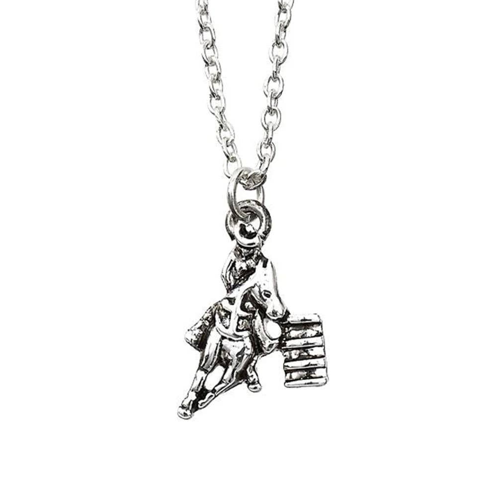 Western Express - Wholesale Pendant/Charm Necklace - Barrel Racer Necklace in Cowboy Hat Gift Box1