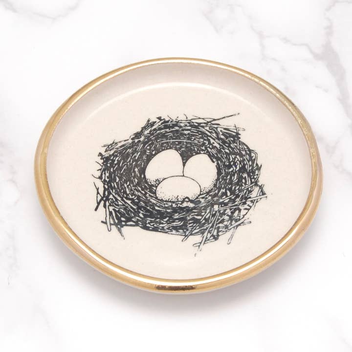 Nido de Pájaro: Pequeño Plato Decorativo (3”) para venta al por mayor de Compost Design